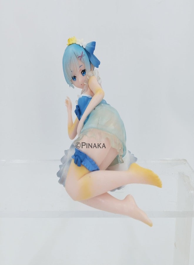 PINAKA دمية أنمي PINAKA Ichiban Kuji Re Zero Sleeping Tea Party Last One Award Rem Wake Up Figure Model PVC - Image 2